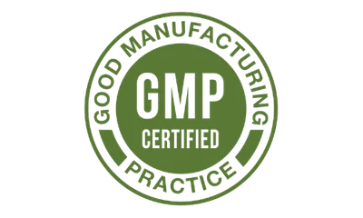 Neotonics GMP certified manufacturing badge